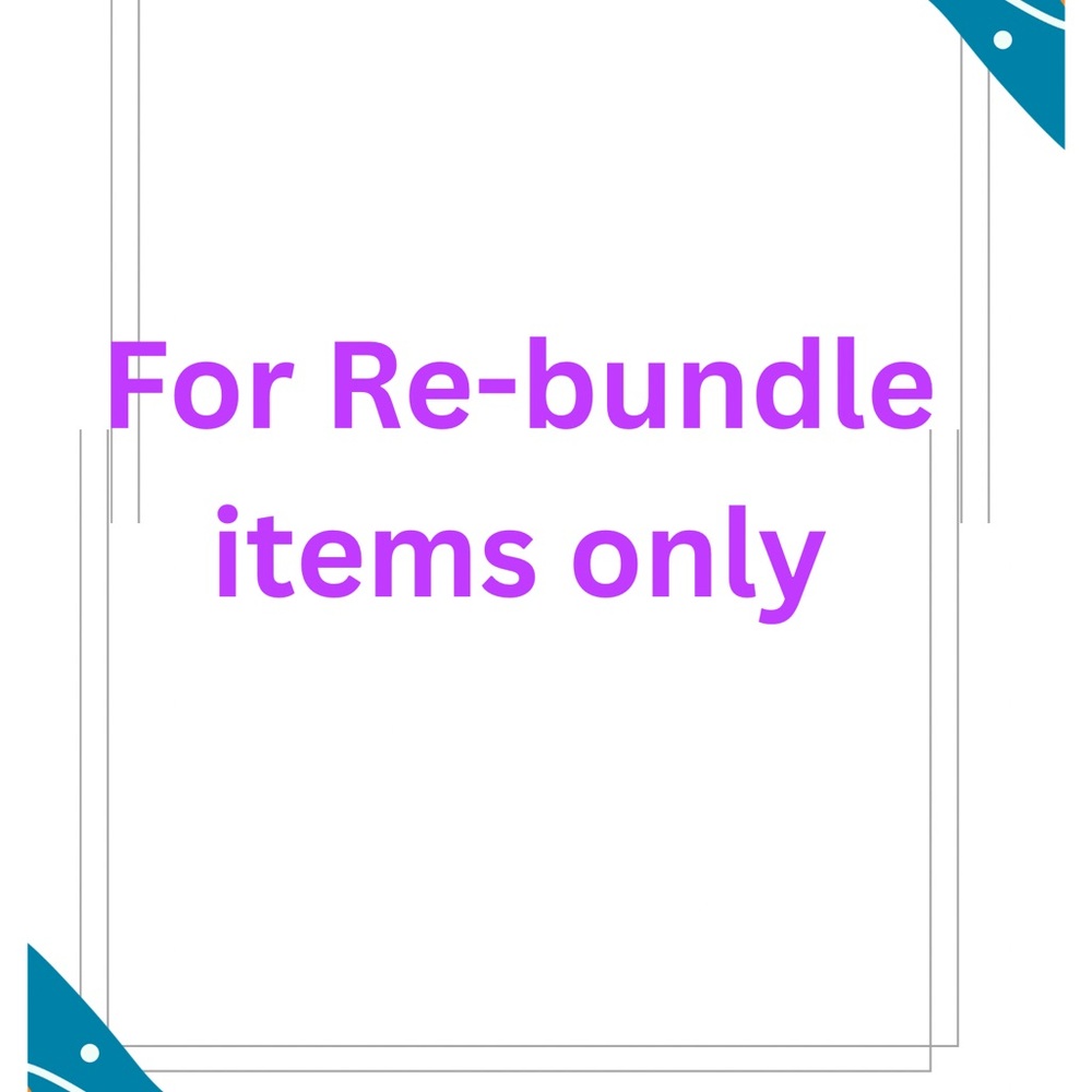 Re-bundle Items Only